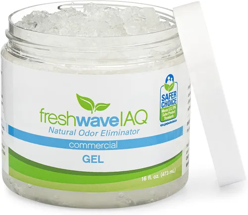 Fresh Wave IAQ Gel eliminador de olores comercial, 16 onzas líquidas, absorbentes de olores para el hogar, alivio de olores más seguro | Eliminador