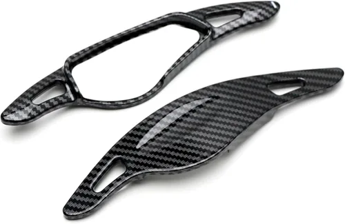 Miniatura 8 de iJDMTOY Extensiones de paleta grandes de fibra de carbono de tejido de sarga compatibles con BMW 3 4 5 7 Series X3 X4 X5 X6 (Gxx Chassis), Toyota