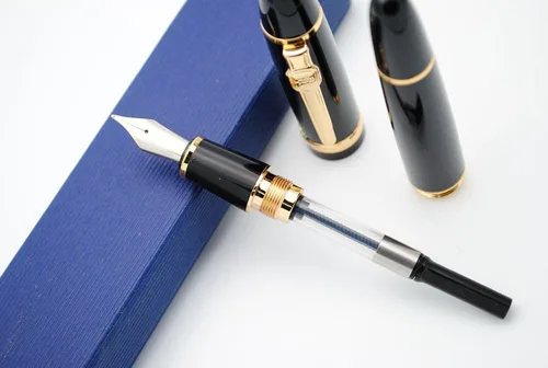 Miniatura 3 de JINHAO 159 - Pluma estilográfica M (negra con clip dorado)