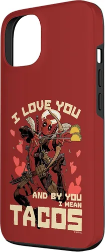 Miniatura 14 de Marvel Deadpool I Love You and by You I Mean Tacos - Carcasa para iPhone 17