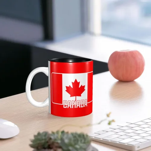 Miniatura 6 de Taza de café personalizada de Canadá diseñada y fabricada en Estados Unidos, taza de fútbol de cerámica personalizada de la Copa Nacional, añade tu
