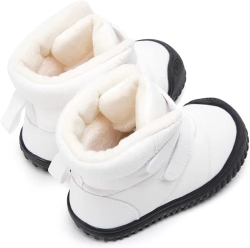 Miniatura 138 de BMCiTYBM Botas de nieve de invierno para bebés y niños pequeños, de piel sintética, cálidas, antideslizantes, zapatos para primeros pasos