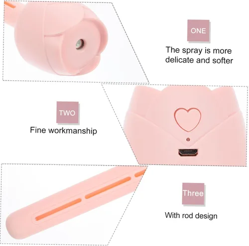 Miniatura 8 de Mini humidificador USB portátil para viajes, coche, oficina, humectador de aire silencioso, compacto y ligero, difusor de aire frío, carga USB