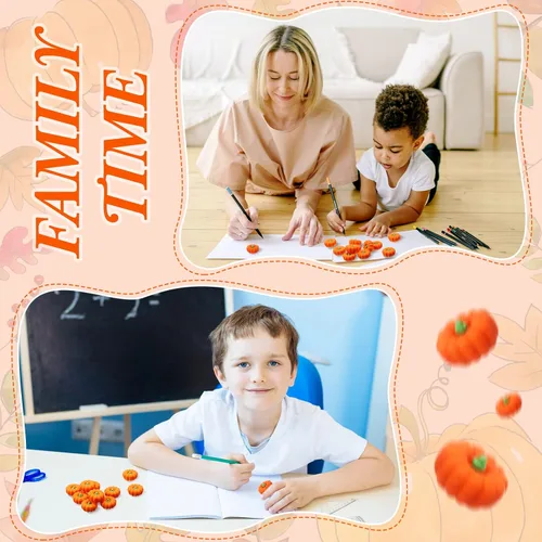 Miniatura 6 de Yexiya 32 piezas de mini borradores de calabaza a granel otoño novedoso lápiz 3D borrador de fiesta de Halloween, papelería para niños, estudiantes