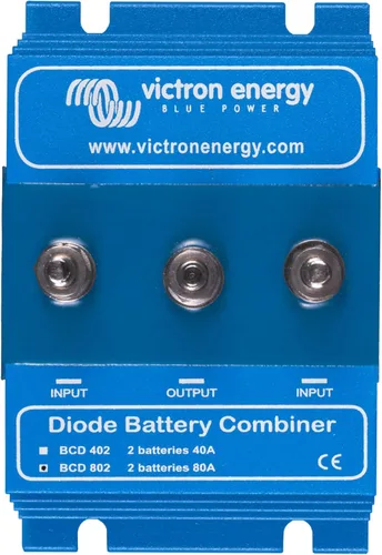 Victron Energy BCD 802 80 amp Diodo Batería Combiner (2 Baterías)