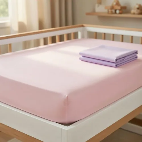 Miniatura 2 de Everyday Kids Paquete de 2 sábanas bajeras para cuna, sábana para bebé de microfibra 100% suave y transpirable, se adapta a colchones