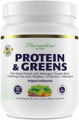 Miniatura 9 de Paradise Herbs Proteína de guisante en polvo, orgánica, keto, paleo, vegano, sin OMG, sin gluten, sin sabor, 15 porciones, 450 g (15.87 oz)