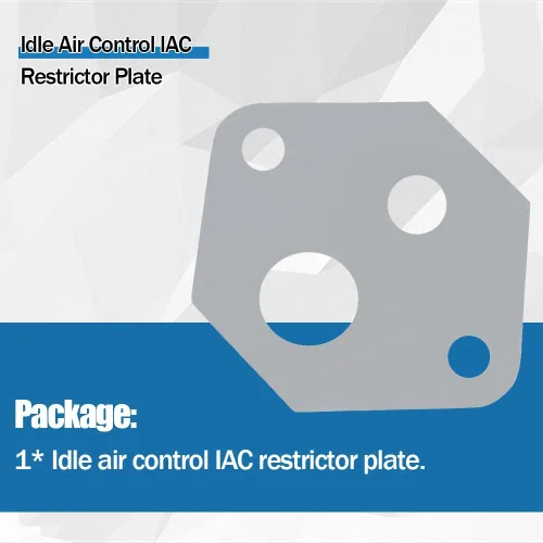 Miniatura 5 de CULMKARI Placa restrictora IAC de control de aire de ralentí compatible con Ford Mustang1986-1995 LX GT 5.0 V8 1996-2004 4.6 SOHC Cobra DOHC
