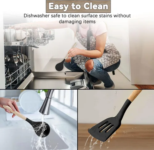 Miniatura 7 de Camping Accessories Kitchen Cooking Utensils Set - Portable Outdoor Camp Cookware Set, Silicone Camper Essentials Gear Must Have Supplies for Travel