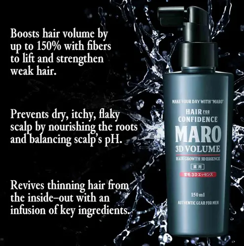 Miniatura 2 de MARO 3D Volume Hair Growth 3D Essence - Aerosol acondicionador sin enjuague Para cabello grueso y fuerte desde las raíces 5 oz / 5.1 fl oz