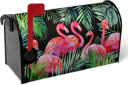 Miniatura 49 de Funda para buzón de verano magnética, girasol de verano impermeable, fundas para buzón de primavera, mariposas florales, buzón de poste, cubiertas