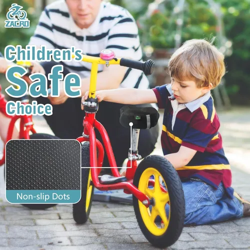 Miniatura 3 de Zacro Funda de cojín de gel para asiento de bicicleta para niños y niñas, funda de asiento de bicicleta antideslizante para niños pequeños, Funda