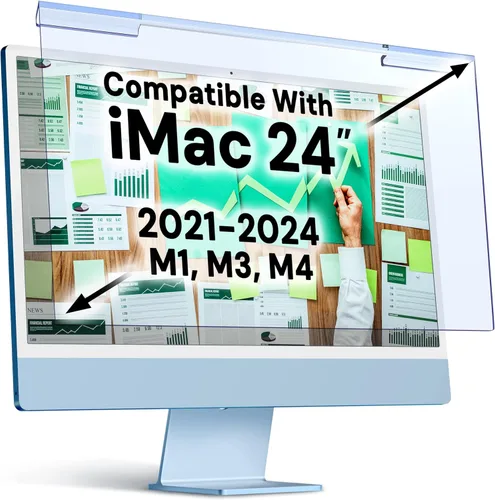 Miniatura 12 de VINTEZ Protector de pantalla de luz azul para monitor de computadora y portátil de 14 pulgadas, película de bloqueo de luz azul anti-UV para PC
