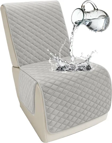 Miniatura 83 de Arfntevss Fundas para sofá seccional reclinable para sofá seccional en forma de L, funda antideslizante lavable para sofá reclinable con forma de L