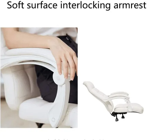 Miniatura 4 de Sillón elevador para muebles, silla ejecutiva, reclinable, reposapiés ergonómico, oficina (con reposapiés)
