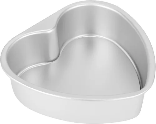 Miniatura 8 de Molde para tartas en forma de corazón, bandeja para pastel de queso, bandeja de pastel de corazón con parte inferior extraíble de aleación
