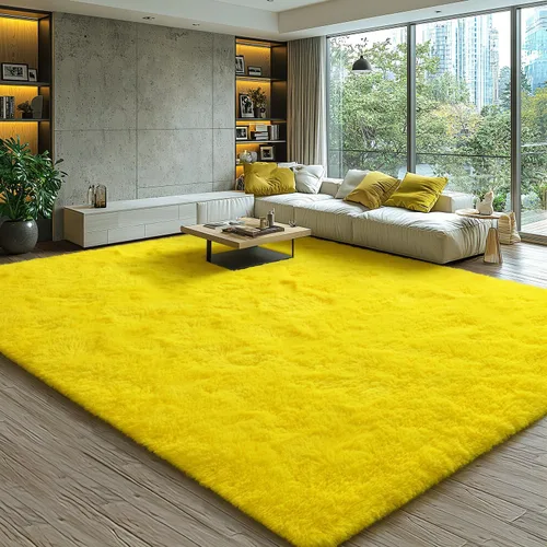 Miniatura 24 de EVOIONOS - Alfombra redonda gris para dormitorio, 5x5 pies; alfombras circulares suaves y esponjosas para sala de estar, alfombras de felpa peludas