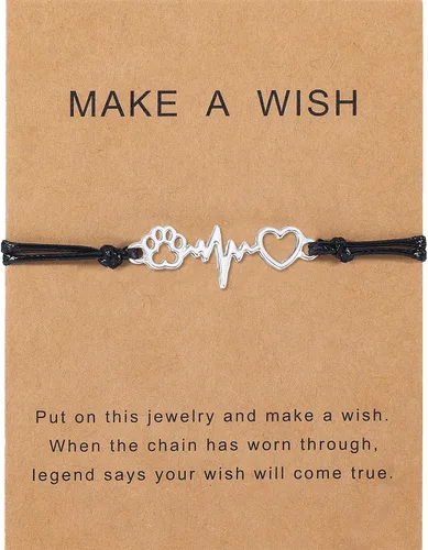 Miniatura 19 de PLwelth Pulseras de perro de cachorro para mujeres y hombres, regalos conmemorativos para amantes de las mascotas, regalos de amistad para ella, sus