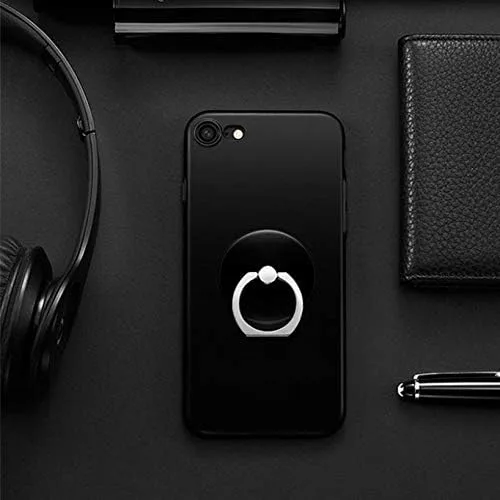 Miniatura 7 de Soporte de anillo de agarre para dedos Soporte giratorio [Negro] Compatible con LG G6 G7 ThinQ G8 ThinQ Stylo 3 4 V30 V35 ThinQ V40 ThinQ V50 ThinQ