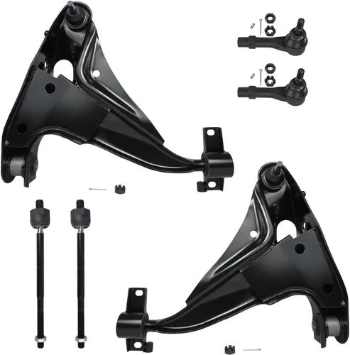 Miniatura 166 de Detroit Axle - Kit de brazos de control de extremo delantero 4WD para Ford 04-08 F-150, 06-08 Lincoln Mark LT, 4 extremos de barra de acoplamiento