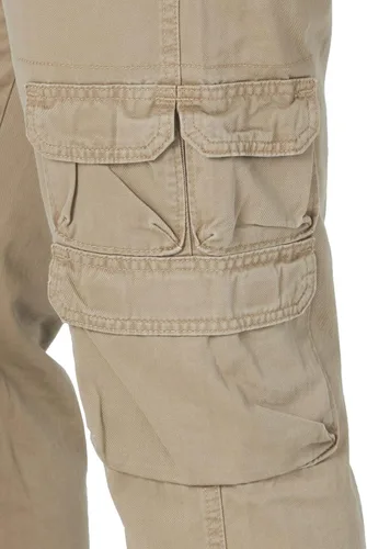 Miniatura 4 de Wrangler Authentics - Pantalón cargo de pierna recta y ajuste holgado para hombre