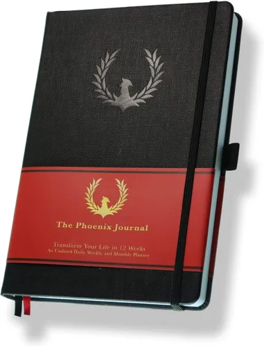The Phoenix Journal - El mejor planificador diario de objetivos, organizador y calendario para establecer objetivos, gratitud, felicidad y
