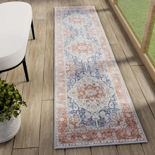 Miniatura 8 de Hargiis Alfombra de área, 2 x 3, antideslizante, lavable, alfombra para puerta interior, alfombra para dormitorio, cocina, entrada o baño, alfombra