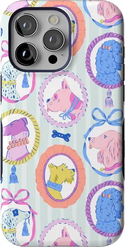 Miniatura 20 de Funda Casely para iPhone 15 Pro Max Todas las sonrisas Adhesivo de cara sonriente Compatible con MagSafe Diseño protector audaz