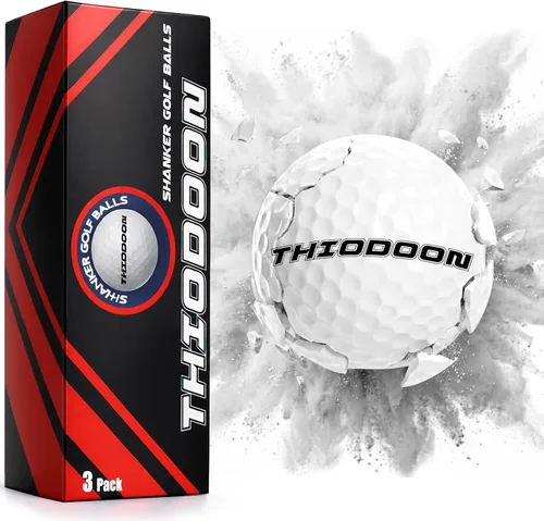 THIODOON 3 Pack Exploding Balls for Golf Party Gender Reveal Prank Funny Joke for Golfers - 3 Piece Set (3 White/Blue & Pink & White)