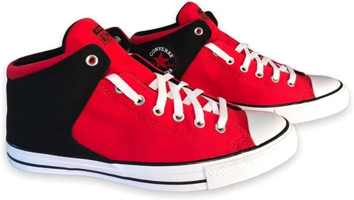 Miniatura 4 de Converse - Tenis de tobillo alto, Negro, rojo & blanco, 10