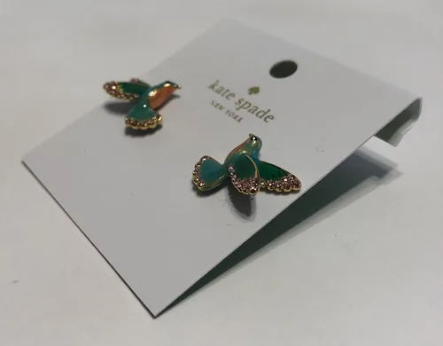 Miniatura 7 de Kate Spade New York Scenic Route Aretes de colibrí O0RU2496, Metal