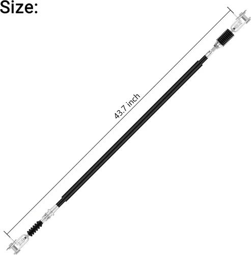 Miniatura 4 de 10L0L Cable de freno de carrito de golf para Yamaha G29/Drive Gas 2007-2015 Modelo 43.7" con clip de horquilla de pasador JW1-F6341-31-00