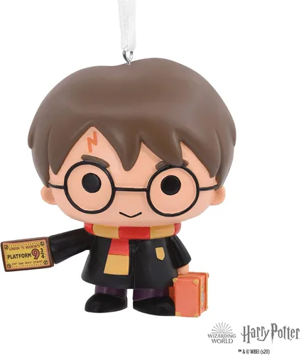 Miniatura 6 de Hallmark Adorno navideño de Harry Potter con boleto de tren