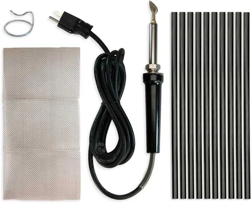 Poly Welder Pro Kit de reparación de plástico de 200 vatios (negro)