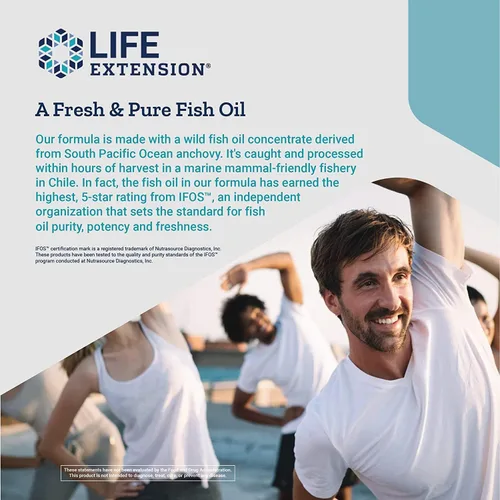 Miniatura 5 de Life Extension Aceite de pescado Super Omega-3 EPA/DHA, lignanos de sésamo y extracto de oliva, suplemento de Omega 3, para la salud del corazón