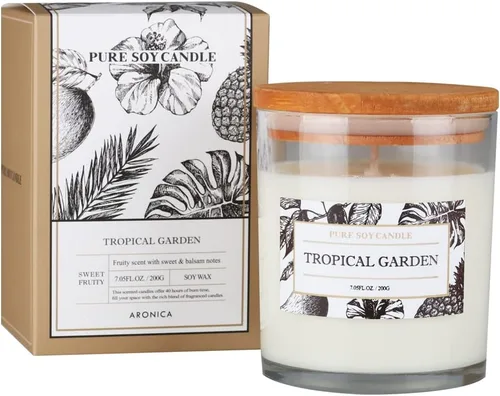 Miniatura 11 de Aronica Velas seguras para mascotas con aroma a manzana, velas perfumadas de larga duración, velas de manzana Honeycrisp limpias, no tóxicas, velas