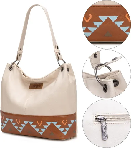 Miniatura 130 de Wrangler Hobo - Bolsas para mujer de cuero vegano con asa superior, bolsos de hombro y bolsos