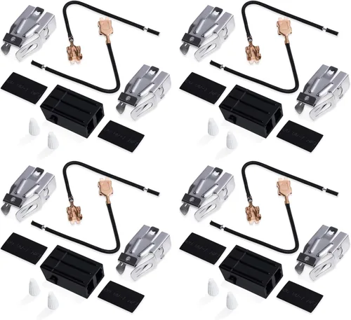 BlueStars 330031 - Kit de 4 receptáculos de repuesto para quemador de rango Whirlpool Kenmore, para estufa/microondas, sustituye a AP3075808 814399