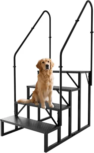 Miniatura 12 de Pasos de RV con pasamanos, escaleras de RV de 3 pasos con capacidad de carga de 660 lbs, escalera con panel antideslizante, escaleras para casas
