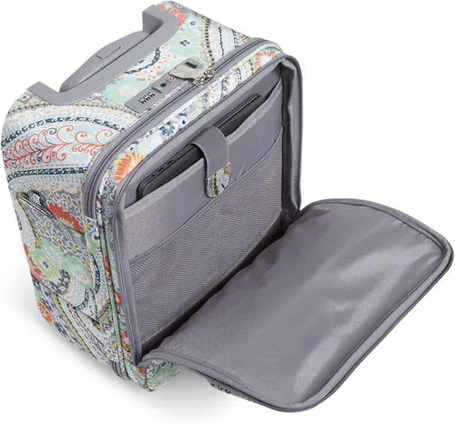 Miniatura 3 de Vera Bradley Softside - Bolsa de trabajo rodante para mujer, Cachemira Citrus