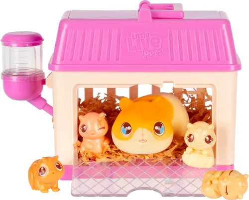 Miniatura 10 de Little Live Pets Set de Juguetes de Conejo Mama Surprise, Conejera de Animales Interactiva con 3 Bebés Sorpresa, Más de 20 Sonidos, Accesorios