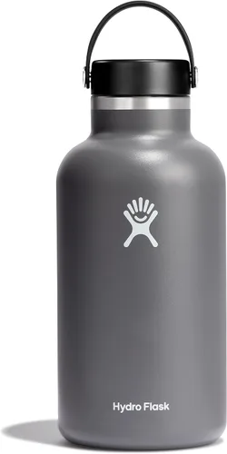 Miniatura 54 de Hydro Flask - Botella de agua de acero inoxidable aislada - Boca ancha con tapa flexible, sin derrame, a prueba de fugas y recargable de 40 oz Negro