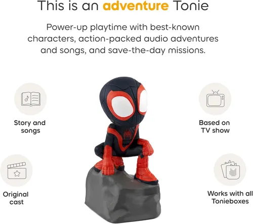 Miniatura 4 de Figurita de juguete de audio Tonies Spin de Marvel de Spidey y sus asombrosos amigos