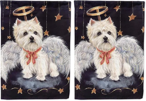 Miniatura 410 de Caroline's Treasures PPP3097CHF - Pijama de Navidad con diseño de bulldog francés para colgar en la pared, poliéster, tamaño de casa, multicolor
