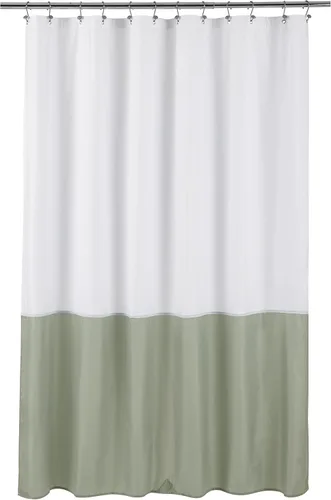 Miniatura 26 de ALYVIA SPRING - Forro de tela impermeable para cortina de ducha, cortina de tela lavable para baño - Tamaño estándar 72 x 72, azul