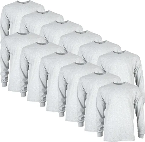 Miniatura 80 de Gildan - Camiseta de manga larga de algodón ultra estilo G2400 para adultos, paquete múltiple