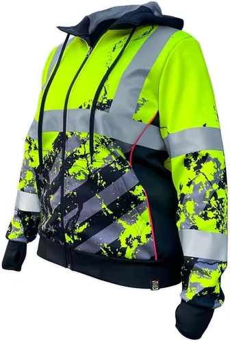 Miniatura 16 de SafetyShirtz SS360 ANSI Clase 3 Tipo R Sudaderas con Capucha Gráfica