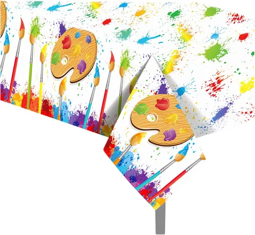 Miniatura 70 de 1 paquete de mantel de plástico con diseño de bandera americana del 4 de julio para fiesta, 54 x 87 pulgadas de largo, mantel rectangular para bufé