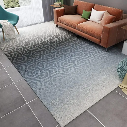 Miniatura 3 de Alfombra abstracta moderna para sala de estar, lavable a máquina, para dormitorio, 2.6 x 3.9 pies