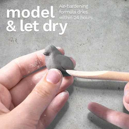 Miniatura 3 de DAS Arcilla de modelado endurecida por aire, arcilla seca al aire de piedra, bloque de 2.2 libras, arcilla de aire flexible para esculpir